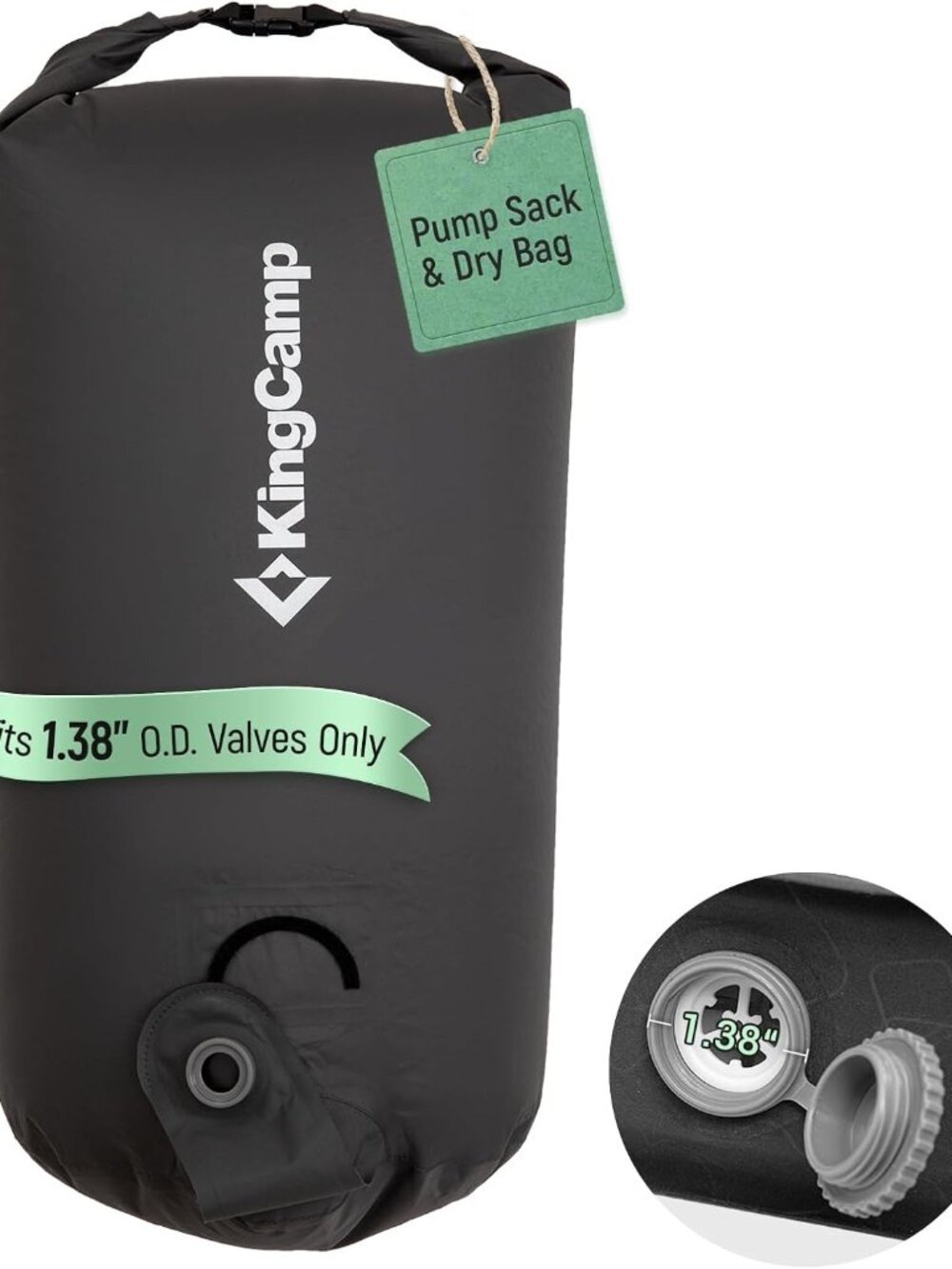 Air Pump Sack 70L, Roll Top Compression, Storage Bag